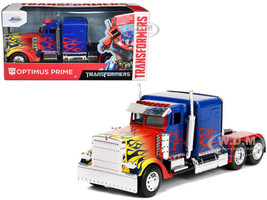 Optimus Prime Truck Robot Chassis Transformers Movie Hollywood Rides Series Diecast Model Jada 99802