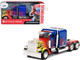Optimus Prime Truck Robot Chassis Transformers Movie Hollywood Rides Series Diecast Model Jada 99802