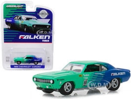 1969 Chevrolet Camaro #88 Falken Tires Hobby Exclusive 1/64 Diecast Model Car Greenlight 29959