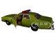 1977 Plymouth Fury US Army Police Army Green The A-Team 1983 1987 TV Series 1/18 Diecast Model Car Greenlight 19053