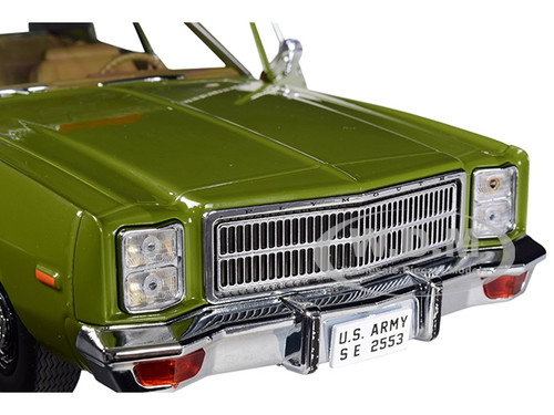 1977 Plymouth Fury US Army Police Army Green The A-Team 1983