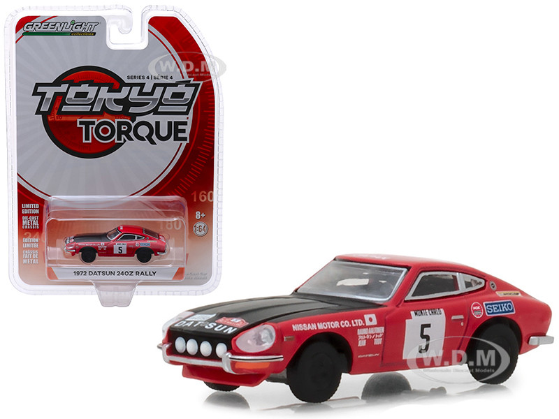 1972 Datsun 240z 5 Red Black Hood Nissan Motor Co Ltd Monte Carlo Rally Tokyo Torque