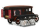 1921 Ford Model T Ornate Carved Hearse Unrestored Barn Find Black Coffin Precision Collection 1/18 Diecast Model Car Greenlight 18014