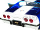 1969 Chevrolet Corvette Stingray ZL-1 Blue White Stripe Bigtime Muscle 1/24 Diecast Model Car Jada 30532