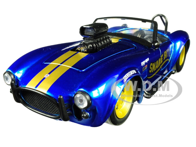 1965 Shelby Cobra 427 S/C Candy Blue with Gold Stripes 