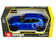 Alfa Romeo Stelvio Quadrifoglio Blue 1/24 Diecast Model Car Bburago 21086