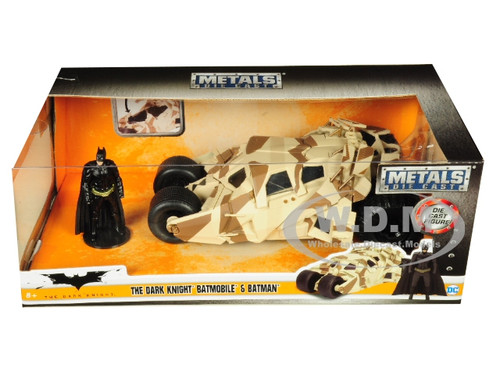 Figurine Batman Neuf Livraison Domicile 1//24 Jada Batmobile Trumble Camouflage