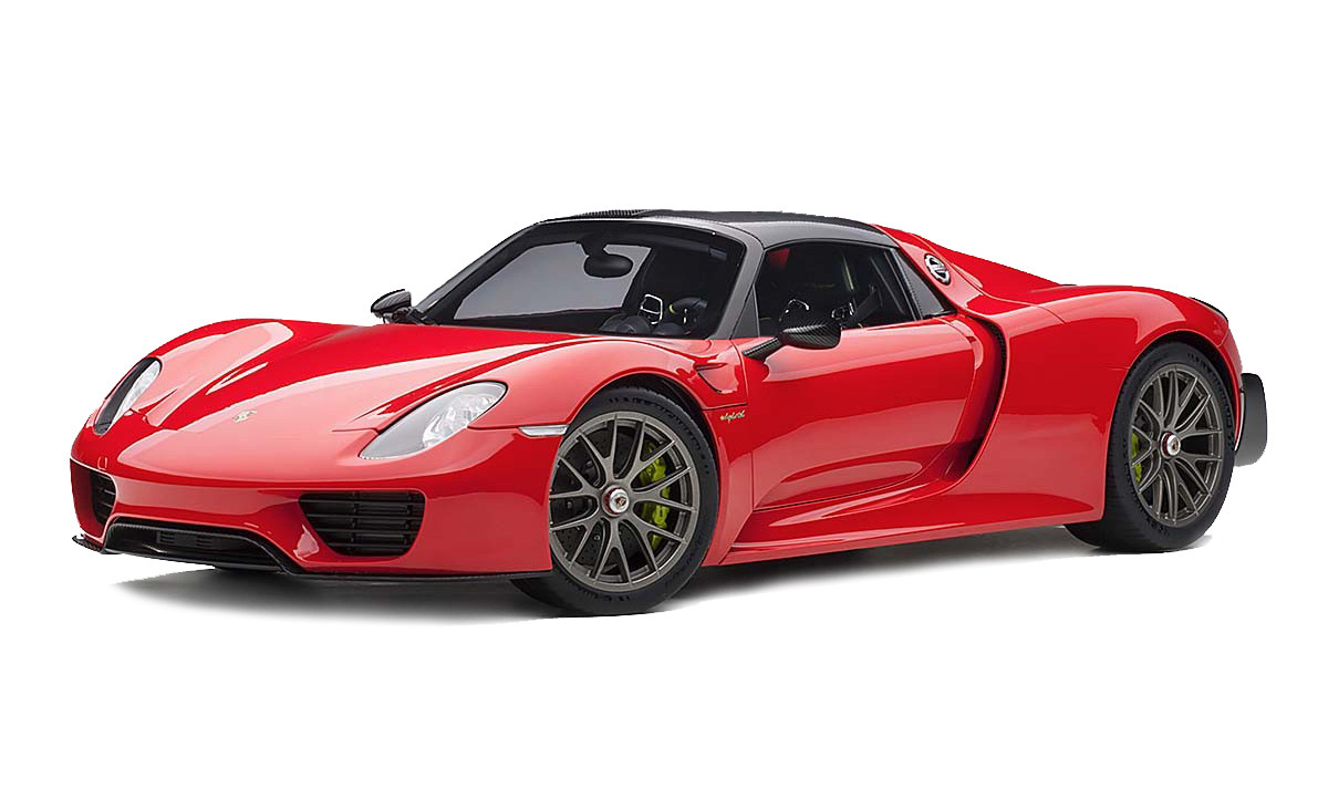 Porsche 918 Spyder Red 1 12 Model Car Autoart 12122