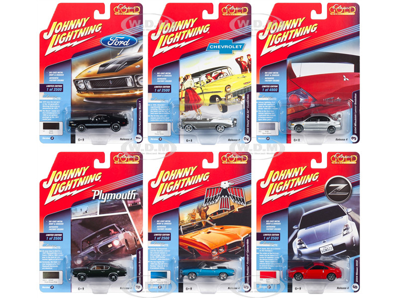 Classic Gold 2018 Release 4 Set B 6 Cars 1/64 Diecast ...