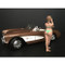 August Bikini Calendar Girl Figurine 1/18 Scale Models American Diorama 38172
