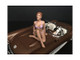September Bikini Calendar Girl Figurine 1/24 Scale Models American Diorama 38273