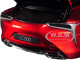 Lexus LC500 Metallic Red Dark Rose Interior Carbon Top 1/18 Model Car Autoart 78873