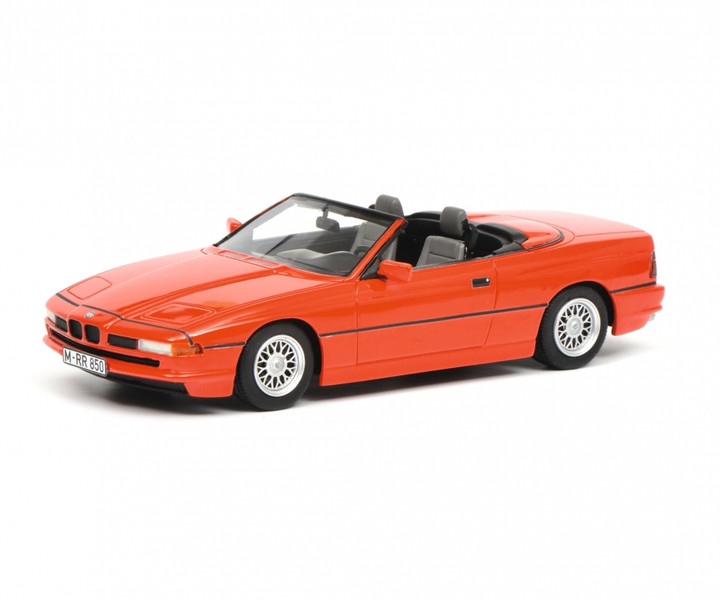 BMW 850i Cabriolet Red Limited Edition 500 pieces Worldwide 1/18 Model Car Schuco 450006800