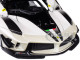 Ferrari FXX-K Evo #70 White 1/18 Diecast Model Car Bburago 16012