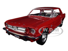 1964 1/2 Ford Mustang Red 1/24 Diecast Model Car Motormax 73273