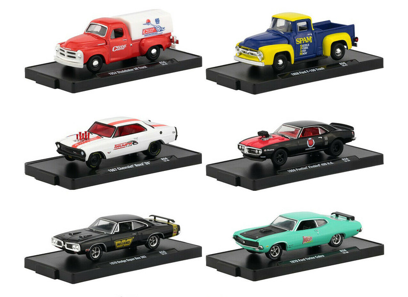 Drivers 6 Cars Set Release 56 Blister Packs 1/64 Diecast Model Cars M2 Machines 11228-56