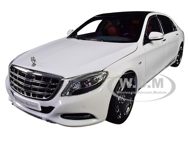 16 Mercedes Benz Maybach S Class Diamond White Black Top 1 18 Diecast Model Car Almost