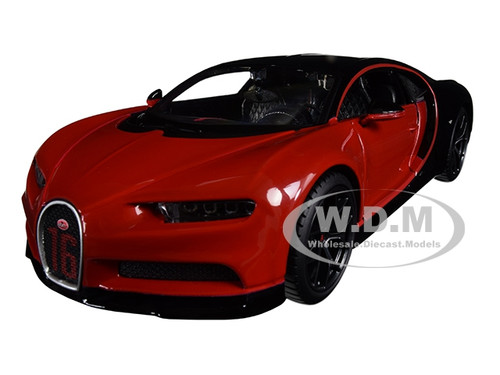 MAISTO 1:24 SPECIAL EDITION BUGATTI CHIRON DIECAST CAR RED 34514 Without Box 