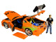 Toyota Supra Metallic Orange Brian Diecast Figure Fast & Furious Movie 1/24 Diecast Model Car Jada 30738