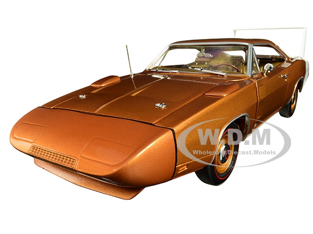 1969 Dodge Charger Daytona Metallic Bronze Mcacn 10th Anniversary Limited Edition 1002 Pieces Worldwide 1 18