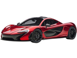 McLaren P1 Volcano Red with Carbon Top 1/12 Model Car by Autoart (12243