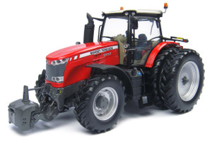 Majorette Farm Serie Model Car metal Tractor Massey Ferguson 8737 with Trailer