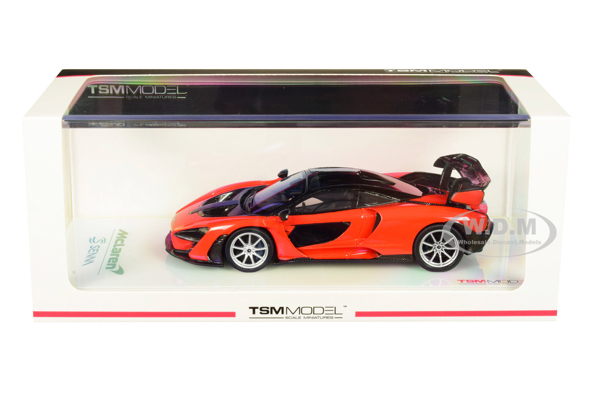 Mclaren Senna Mira Orange Black Top 1 43 Model Car True Scale