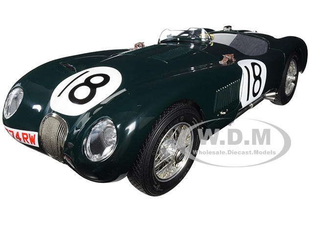 Jaguar C-Type #18 Tony Rolt / Duncan Hamilton (Jaguar Racing Team) Winners  24 Hours of Le Mans France (1953) Limited Edition to 1500 pieces Worldwide 