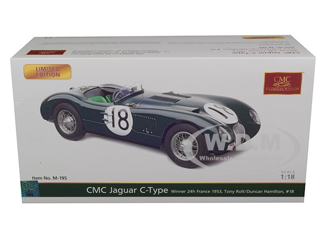 Jaguar C-Type #18 Tony Rolt / Duncan Hamilton (Jaguar Racing Team) Winners  24 Hours of Le Mans France (1953) Limited Edition to 1500 pieces Worldwide 