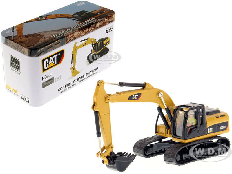 CAR CAT 320D L 1/50 Scale Diecast Toy Vehicles Hydraulic Excavator Car Model Toy 