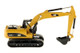 CAT Caterpillar 320D L Hydraulic Excavator Operator High Line Series 1/87 HO Diecast Model Diecast Masters 85262