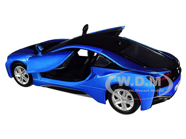【希少】BMW i8 ミニカー ブルー 1/18 1/18 Dealer Edition BMW i8 (Blue) Diecast Car Model
