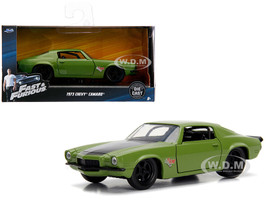 Dom's 1973 Chevrolet Camaro F-Bomb Green Fast & Furious Movie 1/32 Diecast Model Car Jada 99521