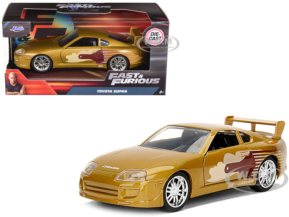 Slap Jack's Toyota Supra Gold Fast & Furious Movie 1/32 Diecast