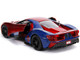 2017 Ford GT Spider-Man Theme Marvel Series 1/32 Diecast Model Car Jada 30291