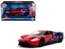 2017 Ford GT Spider-Man Theme Marvel Series 1/32 Diecast Model Car Jada 30291