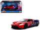 2017 Ford GT Spider-Man Theme Marvel Series 1/32 Diecast Model Car Jada 30291