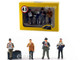 Four Team Managers Set 4 Figurines 1/43 Diecast Model Cars Le Mans Miniatures 43002M