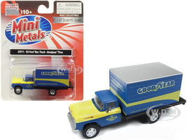 1960 Ford Box Truck Goodyear Blue 1/87 HO Scale Model Classic Metal Works 30511