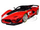 Ferrari FXX K Evo #54 Michael Luzich Signature Series 1/18 Diecast Model Car Bburago 16908