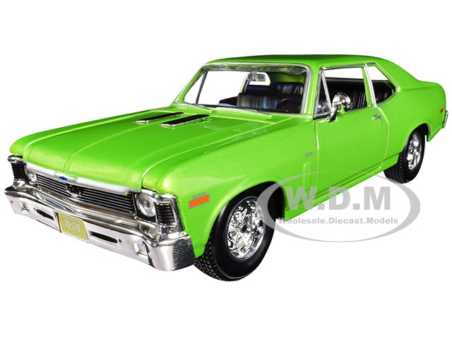1970 Chevrolet Nova SS Metallic Green 1/24 Diecast Model Car