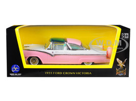 1955 Ford Crown Victoria Pink 1/43 Diecast Model Car Road Signature 94202