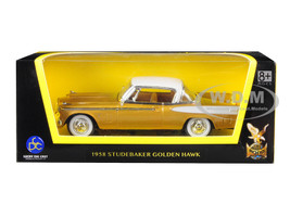 1958 Studebaker Golden Hawk Gold White Top 1/43 Diecast Model Car Road Signature 94254