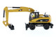 CAT Caterpillar M318D Wheeled Excavator Operator High Line Series 1/87 HO Diecast Model Diecast Masters 85177