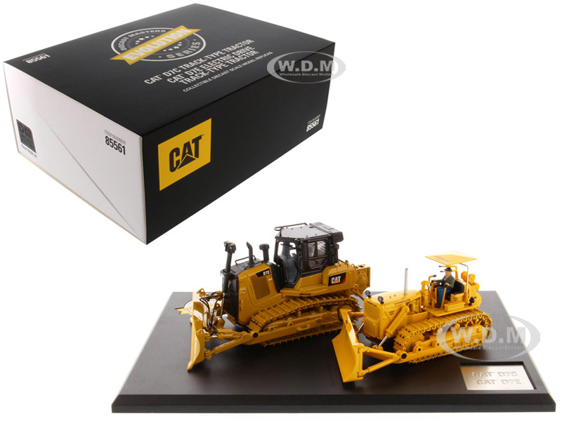 Cat Caterpillar 1 50 D7 17A & D7E Track-Type Tractor Evolution 85561 Diecast 