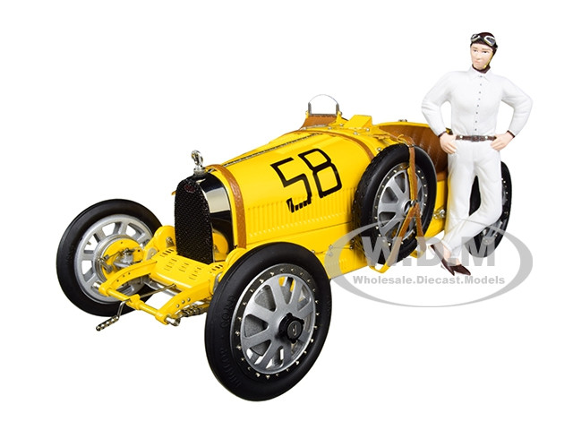 1920s Bugatti Type 35 Metal Racing Car Model 14 Automobile