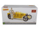 Bugatti T35 #58 Grand Prix Yellow Livery Female Racer Figurine Limited Edition 600 pieces Worldwide 1/18 Diecast Model Car CMC 100B017