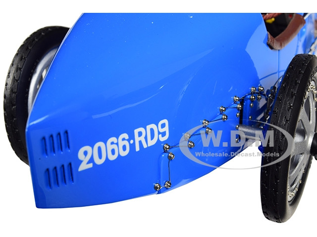 Bugatti T35 #30 Grand Prix Bright Blue Livery Female Racer