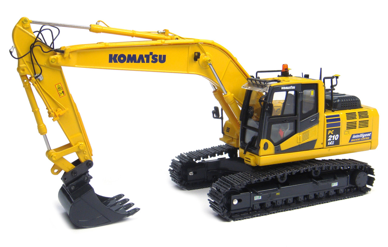 Komatsu PC210LC-11 With Hammer Drill Universal Hobbies 1:50 Scale Metal UH8140 
