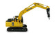 Komatsu PC210LC-11 Tracked Excavator Hammer Drill 1/50 Diecast Model Universal Hobbies UH8140